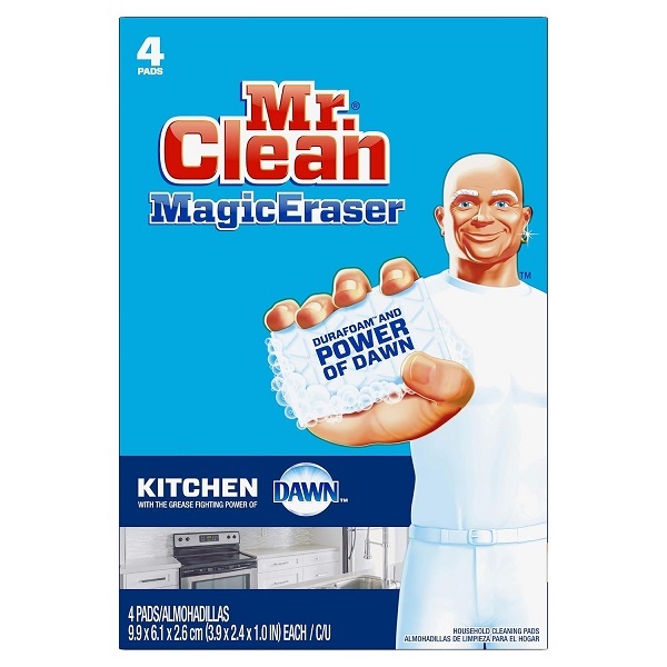 Mr. Clean Magic Eraser Kitchen & Dish Scrubber pack of 4