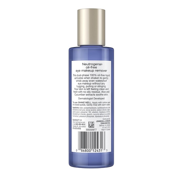 Neutrogena Oil-Free Liquid Eye Makeup Remover, 3.8 Fl - Image 4