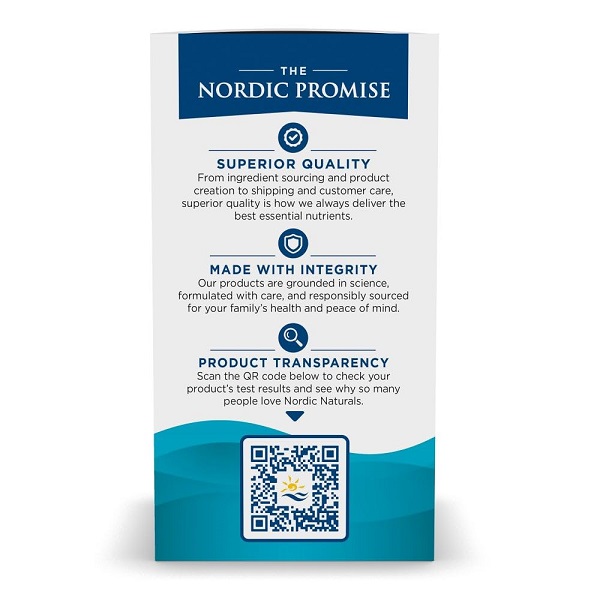 Nordic Naturals Ultimate Omega 3 Fish Oil Softgels | 1280 Mg Omega 3 Fatty Acids | High-Potency Fish Oil Omega 3 Supplement For Men And Women With EPA & DHA | Fish Oil Lemon Flavour 60 Softgels - Image 4