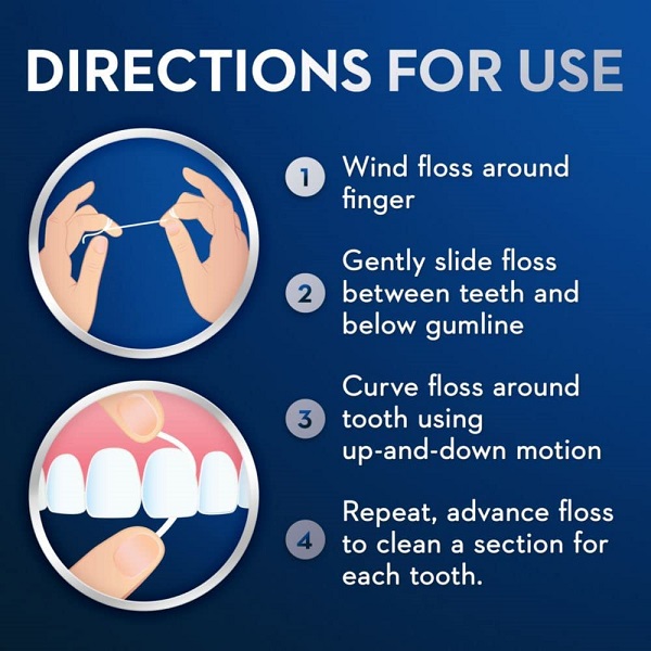 Oral B Super Floss Pre-Cut Strands, Mint, 50 Count, Twin Pack - Image 5