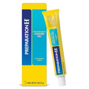 Preparation H cooling gel with Vitamin E and Aloe