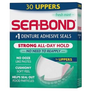 Mess-free adhesive solution for upper dentures