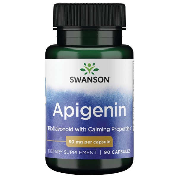 Swanson Ultra Apigenin dietary supplement packaging