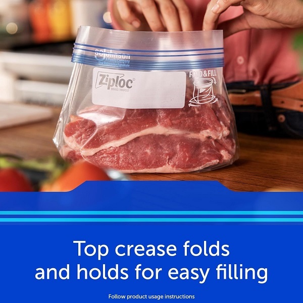 Ziploc Freezer Bags Gallon, 60. 0 Count - Image 4