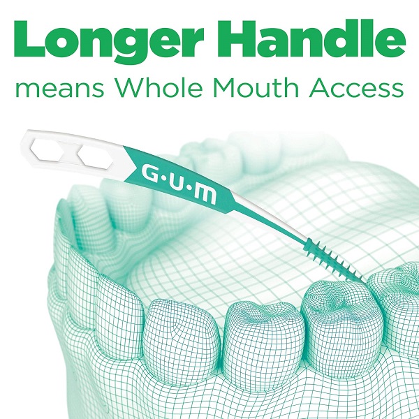 Gum soft picks advanced-count soft flexible bristles, 270 ct - Image 5