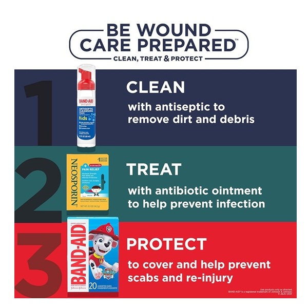 BAND-AID Brand Adhesive Bandages Assorted Sizes, 20 Count (Disne Princess) - Image 3