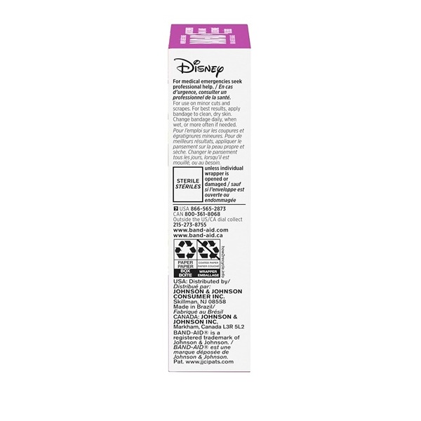 BAND-AID Brand Adhesive Bandages Assorted Sizes, 20 Count (Disne Princess) - Image 8