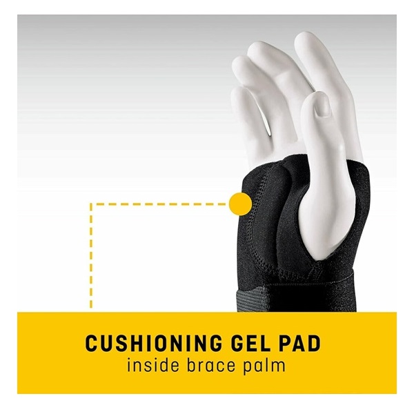 FUTURO 48400EN Energizing Wrist Support, S/M, Fits Right Wrists 5 1/2"- 6 3/4", Black - Image 4