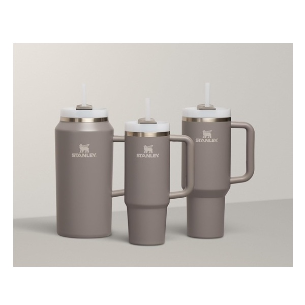 Stanley Quencher H2.0 Tumbler with Handle and Straw 40 oz | Flowstate 3-Position Lid | Cup Holder Compatible for Travel | Insulated Stainless Steel Cup | BPA-Free | Stone - Image 6