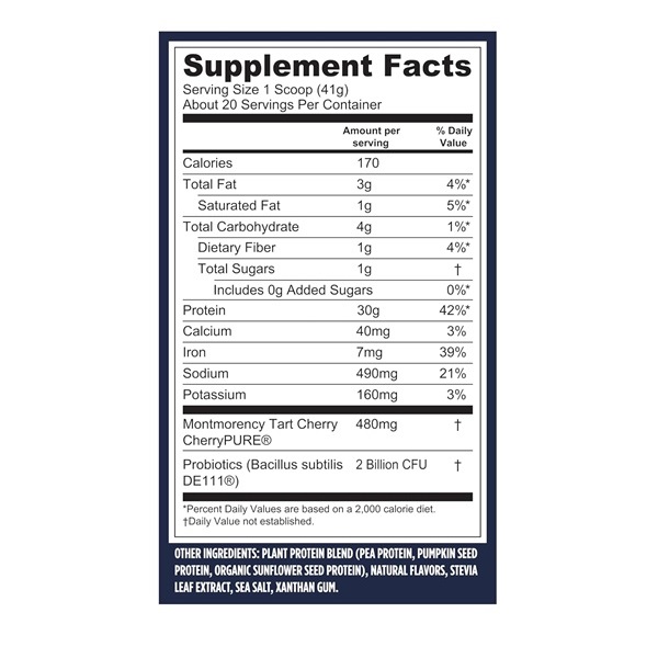 Vega Sport Performance Protein Powder, Vanilla β 19 oz - Image 3