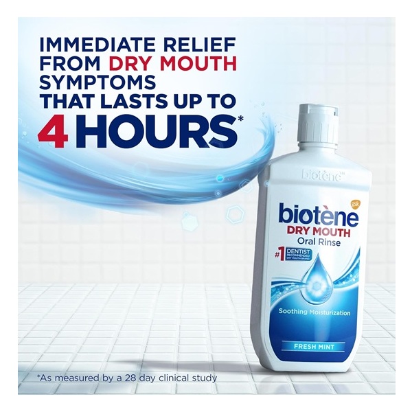 Biotene Oral Rinse for Dry Mouth Symptoms-33.8 oz - Image 2