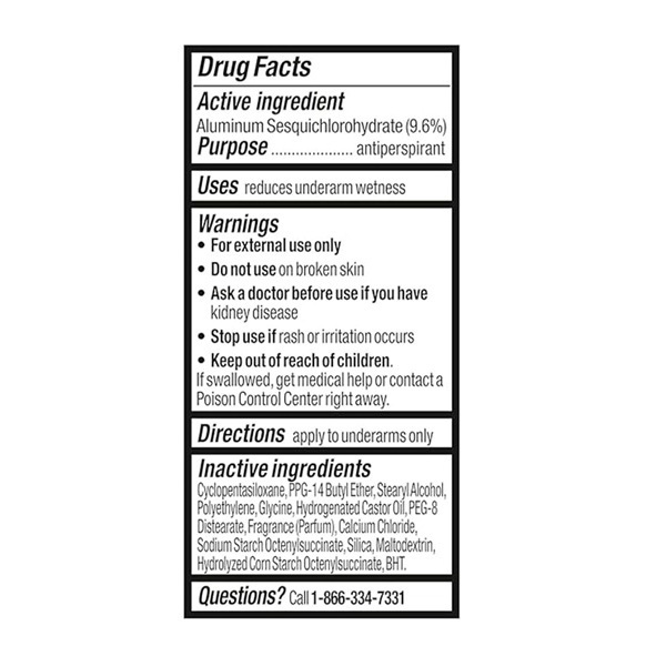 Degree Deodorant 2.7 Ounce Mens Ultra Clear Black & White (79ml) (2 Pack) - Image 3