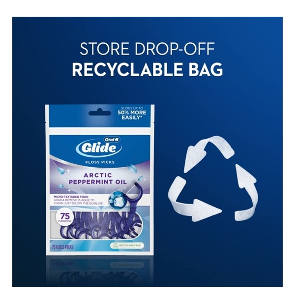 Oral-B Glide 3d White Floss Picks Radiant Mint - Image 6